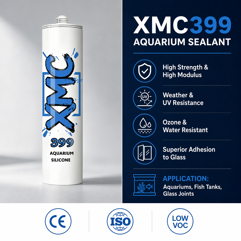Siliconenkit voor aquariums